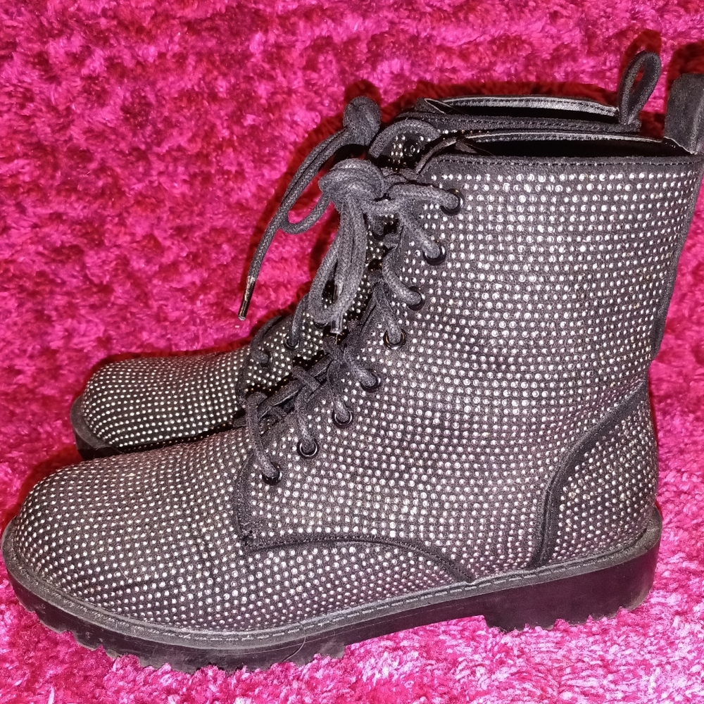 Studded Combat Boots